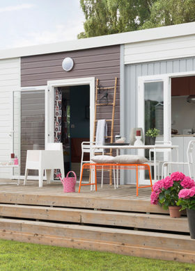 Terrasse Exterieure Mobil Home camping 06